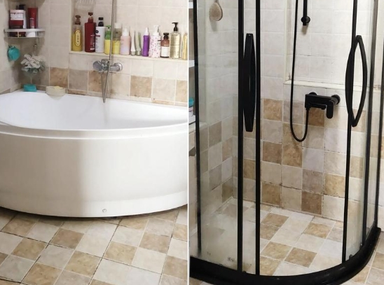 浴缸改淋浴房